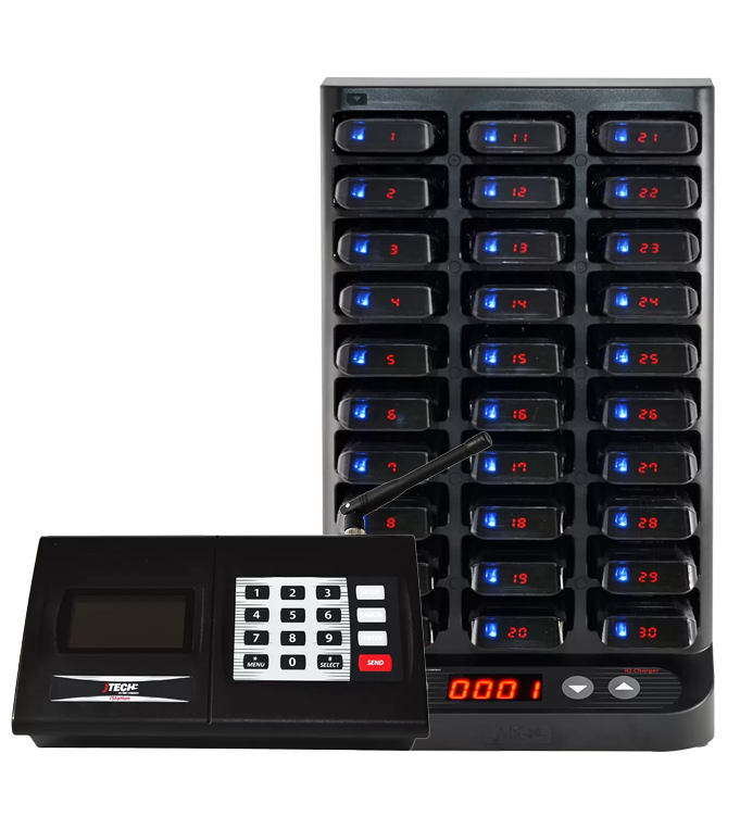 CustomerCall with 30 IQ Pagers