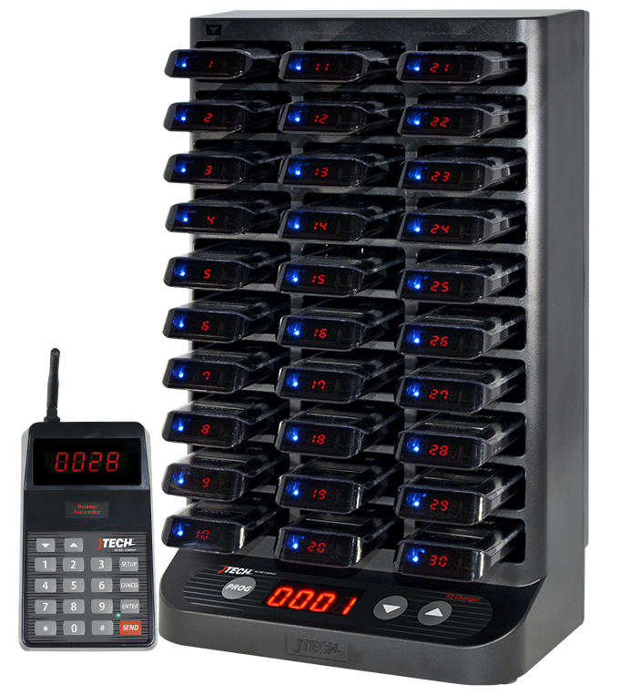 TruckCall Paging System with 30 IQ Pagers